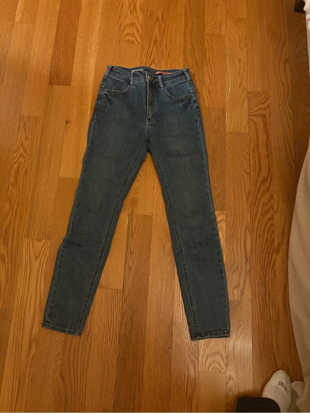 Anthropologie Women's Dark and Medium Blue Skinny Jeans Duo